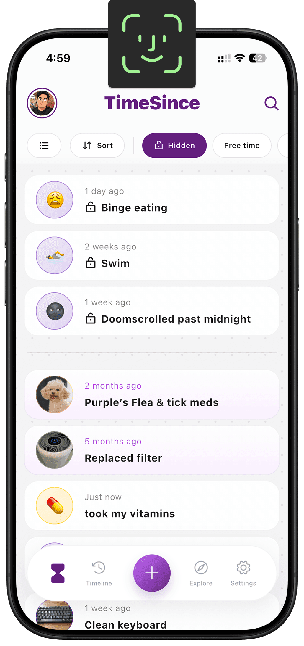 Privacy-First Hidden Events